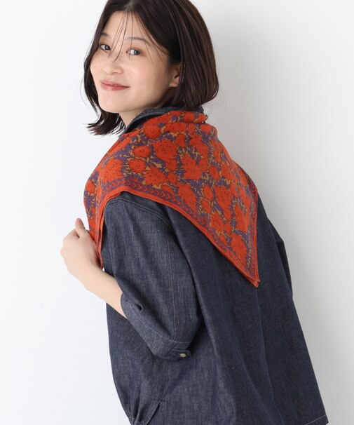 ◆ＭＯＩＳＭＯＮＴ　フラワープリントスカーフ