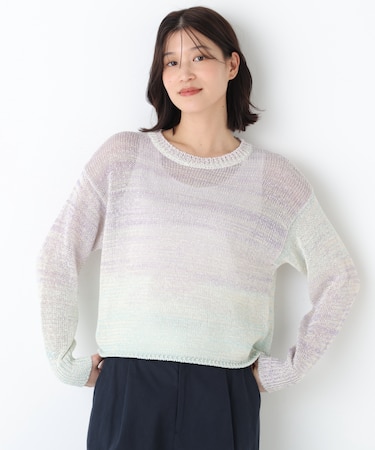◆綿ポリカスリヤーンクルーネックプルオーバー