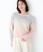 ◆綿ポリカスリヤーンクルーネックプルオーバー