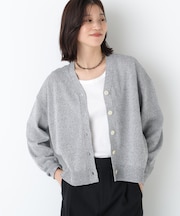 ◆ペーパーヤーンVネックカーディガン