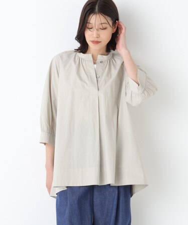 ◆フレアーチュニックブラウス