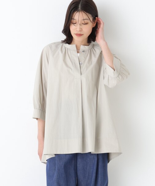 ◆フレアーチュニックブラウス