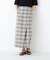 ◆ラップライクチェックスカート