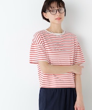 ａｚｕｒｅｌａ　ｍｅｒ　ボーダーロゴＴシャツ