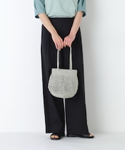 ＴＥＨ　ＢＡＧＭＡＴＩ　メタリックマクラメバッグ