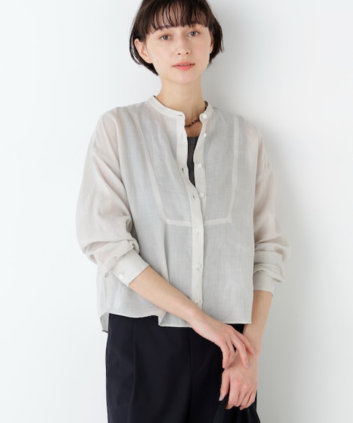 ラミーボザムシャツブラウス