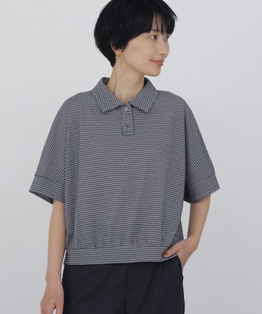 ◆フィンリーチェック衿付きカットソー
