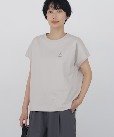 ◆刺繍ロゴTシャツ
