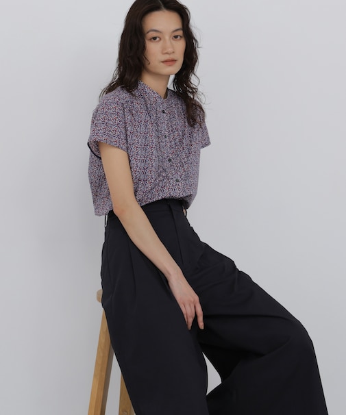 ◆リバティプリントフレンチブラウス