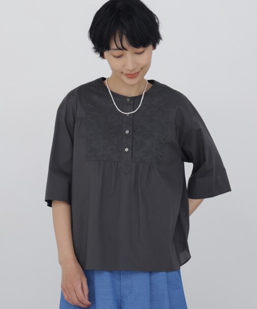 ◆エンブロイダリードッキングブラウス