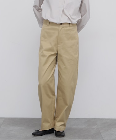 ◆コットンツイルストレッチバレルパンツ