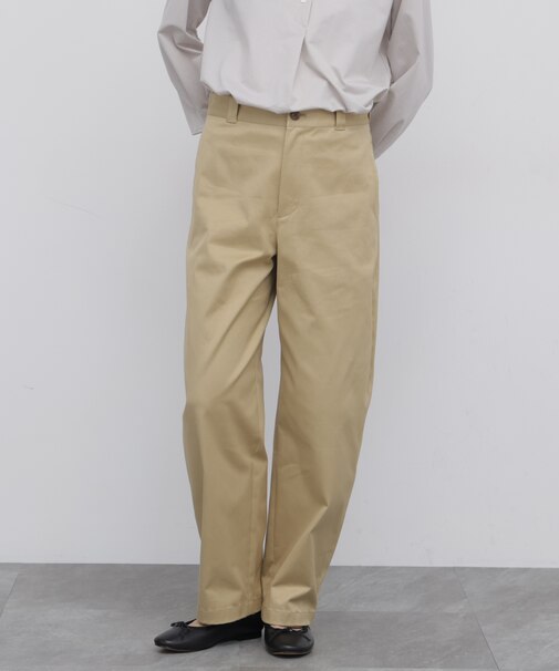 ◆コットンツイルストレッチバレルパンツ