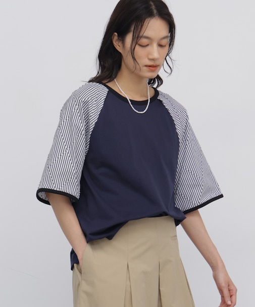 ◆ラグランスリーブリンガーTシャツ