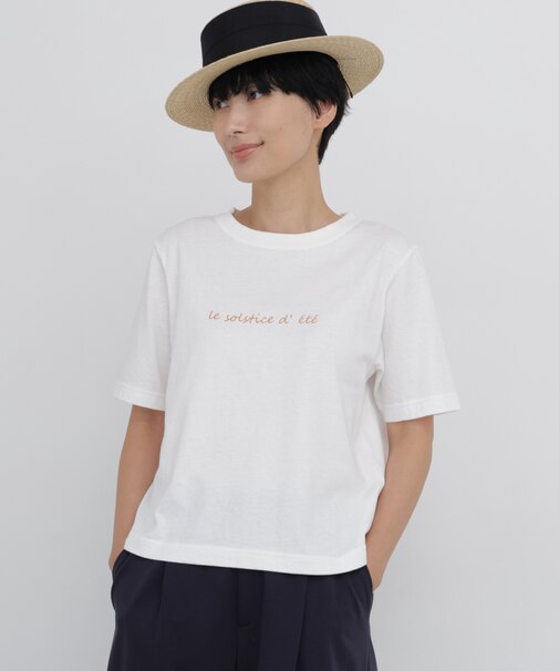 《4色展開》メッセージロゴTシャツ