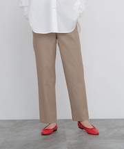 ◆ピケスエードスリムストレートパンツ