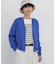 ◆ハイゲージバイカラーキーネックカーディガン