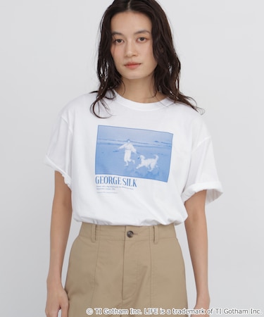 《LIFE PICTURE COLLECTION別注》フォトTシャツ DOG
