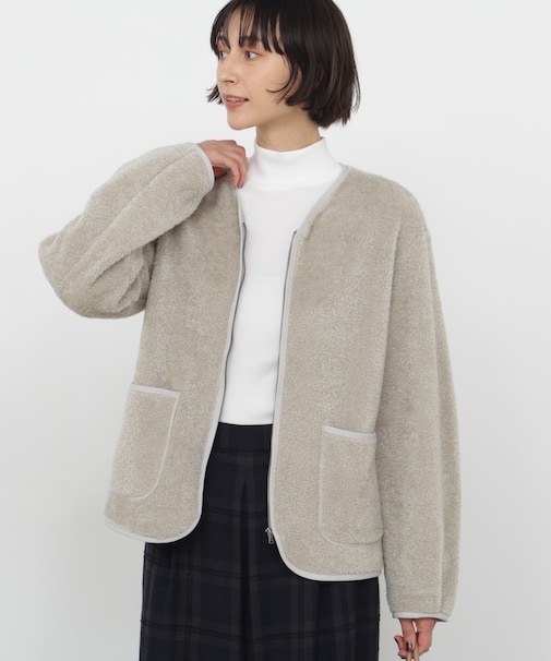 ◆トイプー裏毛ジップアップ