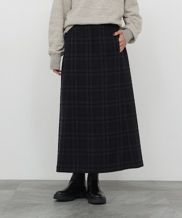 ◆リファインチェックスカート