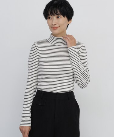 ◆オーガニック丸胴ボーダーカットソー