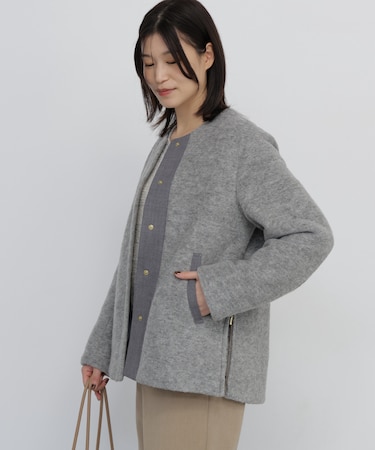 ストレッチエアリーガーデナーノカラージャケット
