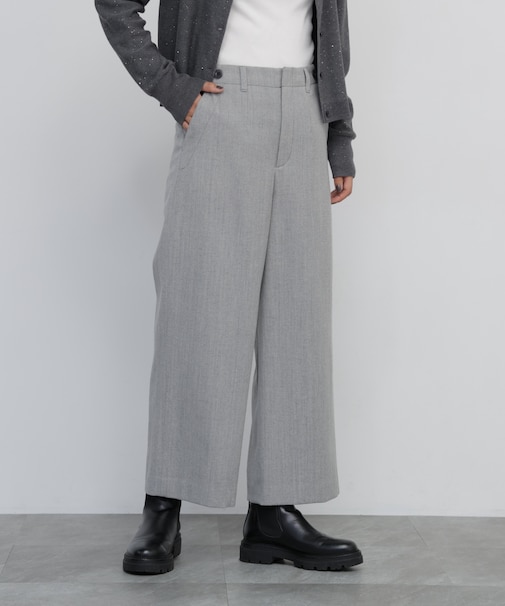 TOPツイルストレッチマリンガウチョパンツ