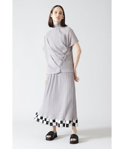 シアーランダムニットスカート