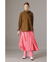 プリーツレイヤードボトム