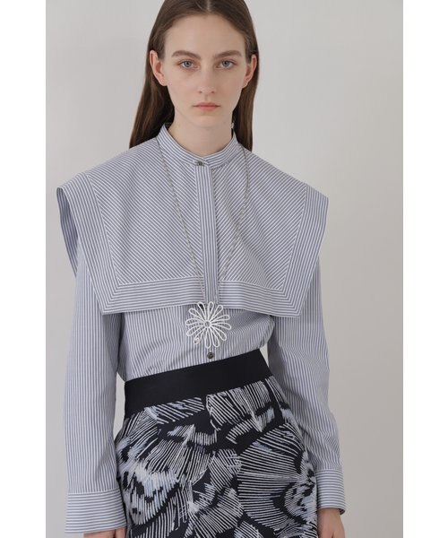 ◇クリアコットンセーラーヨークシャツ｜アドーアの通販｜&mall