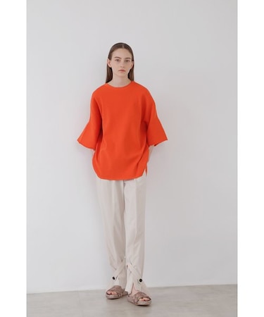 ハイツイストレーヨンベルテッドヘムタックパンツ