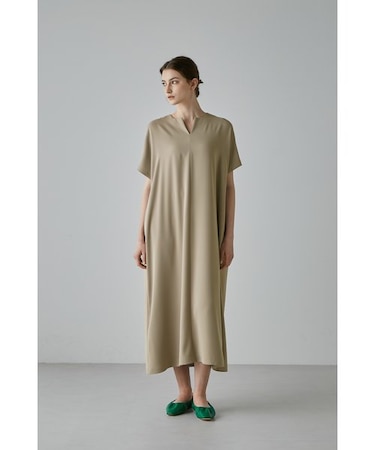 ミドルジョーゼットワンピース