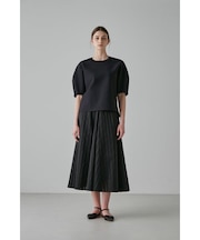 オーガンザストライプスカート