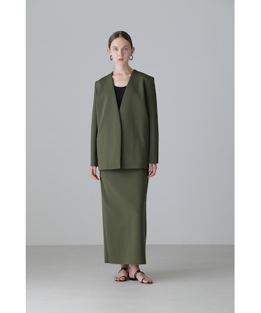 ◆エアーストレッチニットスカート