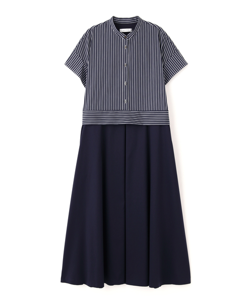 ケーブルニットベスト付き ワンピース｜ギャバジンK．Tの通販｜&mall