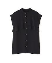 ◆ソフトジョーゼットノースリーブブラウス