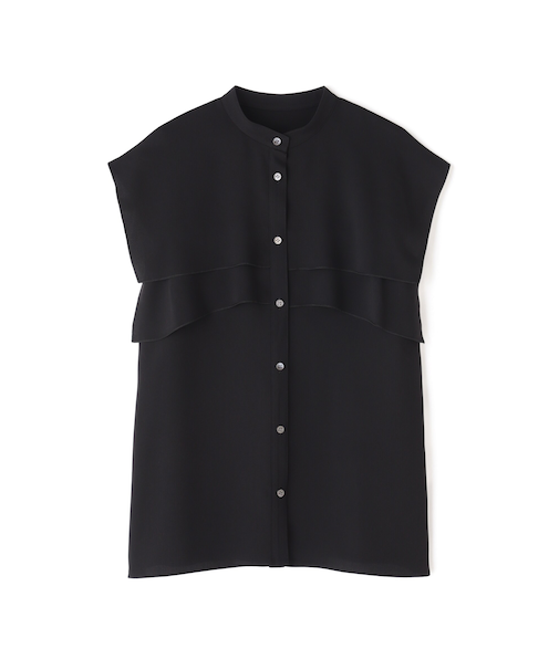 ◆ソフトジョーゼットノースリーブブラウス