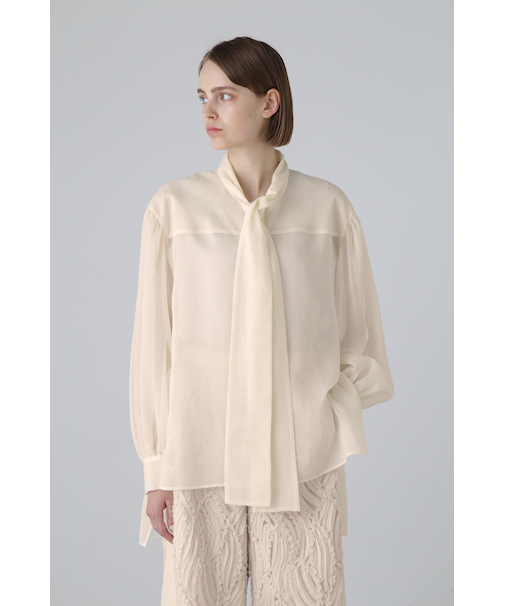 ◆ソフトオーガンジーブラウス