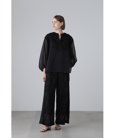 ◆テープエンブロイダリーパンツ