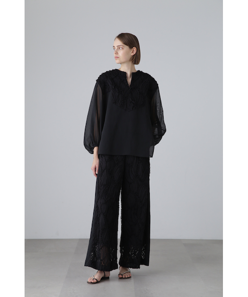 ◆テープエンブロイダリーパンツ