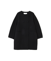 ピュアカシミヤノーカラーコート