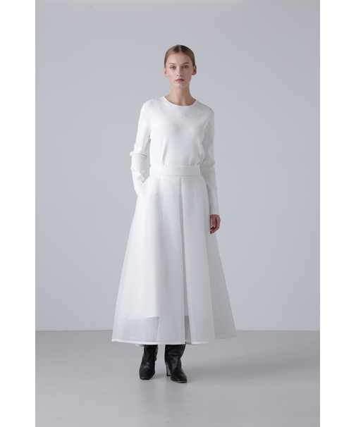 ◆シアーメッシュラッセルスカート