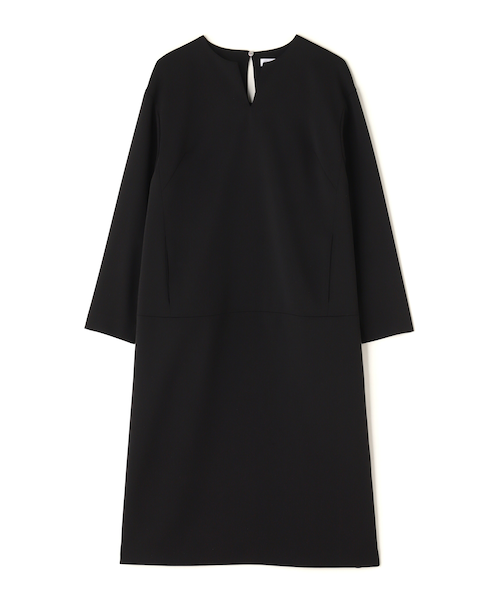 【美品】ADORE ミドルジョーゼットワンピース ネイビー38 セール】 ◇ドライミドルジョーゼットワンピース （ワンピース