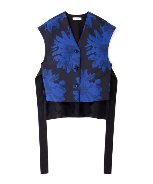 ◆ボタニカルジャガードブラウス