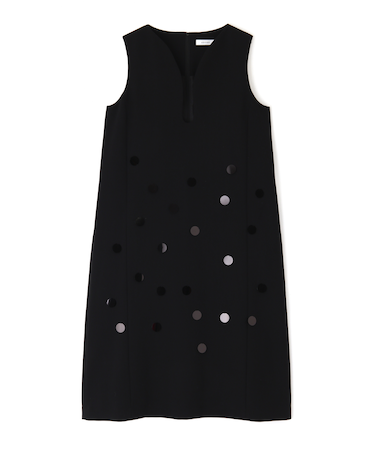 ◆スポンジーダブルクロスワンピース