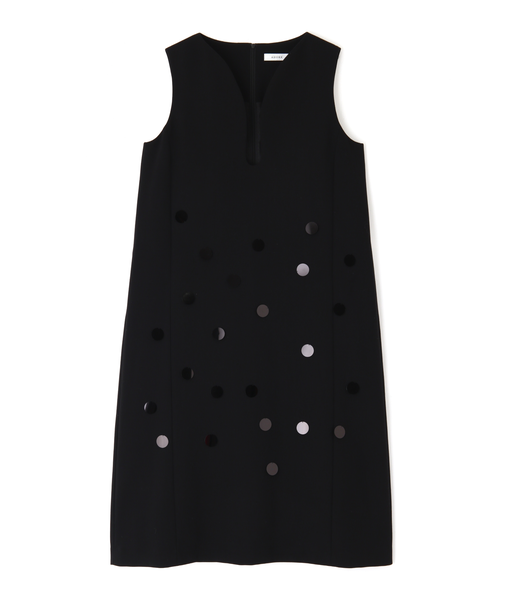 ◆スポンジーダブルクロスワンピース