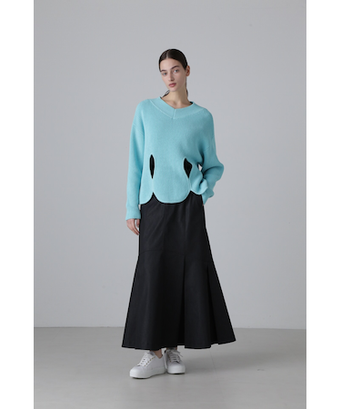 ◆ポリデニムストレッチスカート