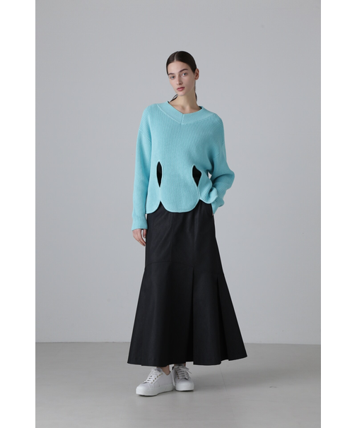 ◆ポリデニムストレッチスカート