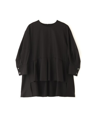 モダンコットンフレアブラウス