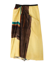 ペインティングストライププリントスカート