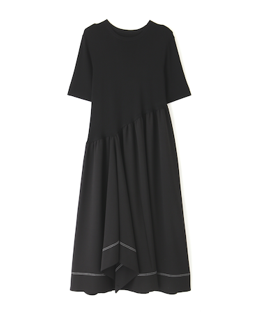 ドライタッチクロスワンピース